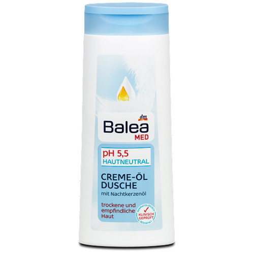 Кремова олія для душу для сухої і чутливої шкіри Balea Med 300 мл Кремова олія для душу для сухої і чутливої шкіри Balea Med 300 мл